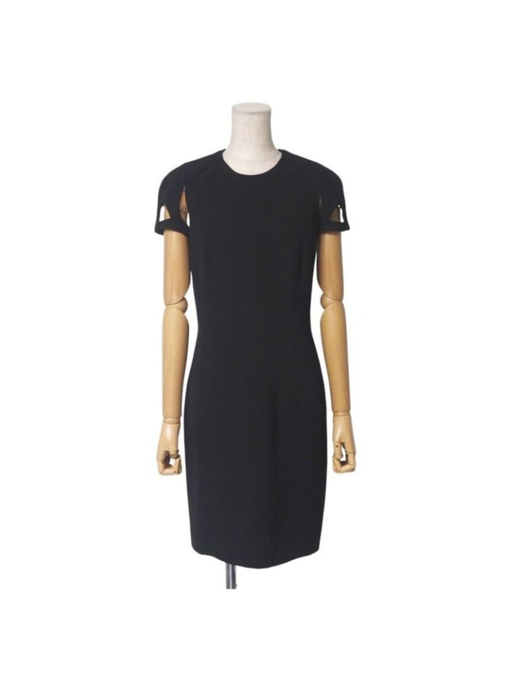 Gucci Dress Size 38 Short Sleeves Silk Black